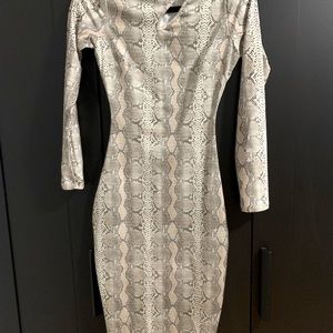 Custom made dress snake print. Beautiful dress